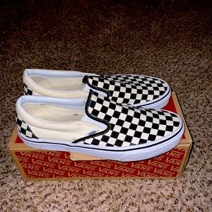 Vans Checkered Slip Ons